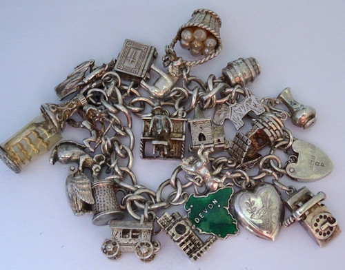 Vintage heavy solid - , silver
