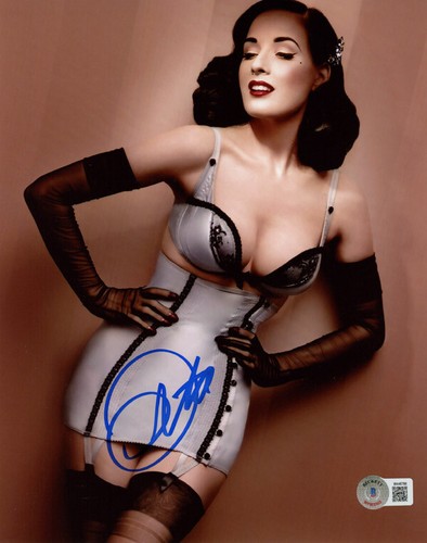 Dita von teese signed - von,