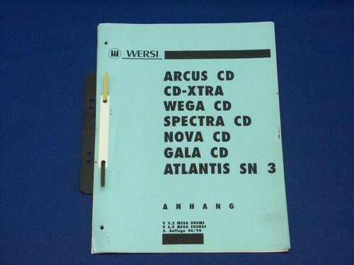 Wersi wega document - wega, /