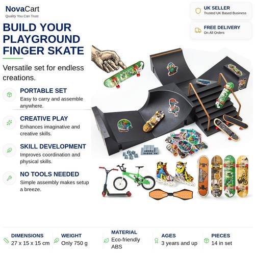 Mini finger skateboard ramps - skateboard,