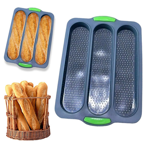 3slot baguette pan - 3slot,