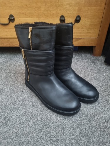 Ugg aviva black - aviva, boots