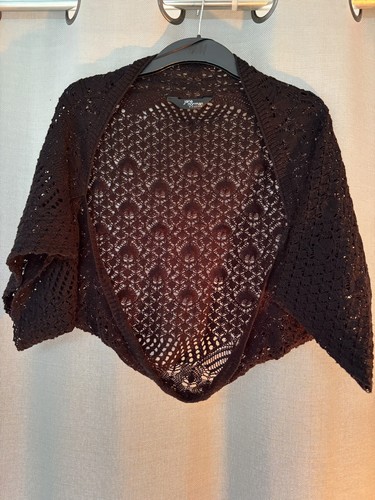 Used women black bolero - black, size