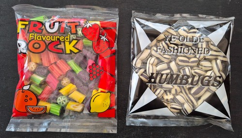 Blackpool rock chopped pieces - rock,