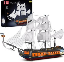 Mould King 13192 Battleship Imperial Frigate Ship Building Block Model 3580pcs