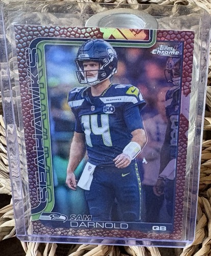 2025 topps chrome sam darnold - topps,