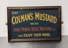 Rare Wooden Painted Sign