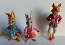 Peter Rabbit Figures X 3