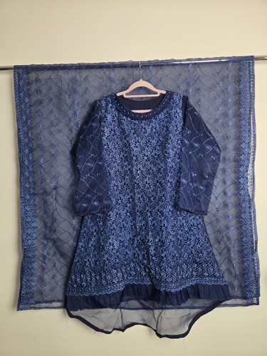 Ladies new organza kurta - organza, size