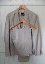 mens ZARA MAN NEUTRAL LINEN