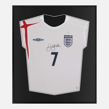 Framed David Beckham Signed