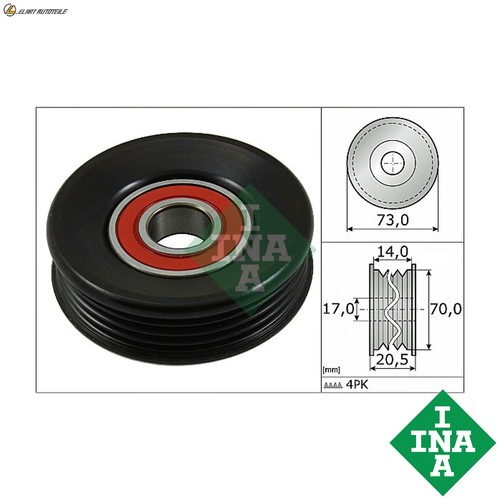 Tensioner pulley ribbed belt - tensioner, v-ribbed