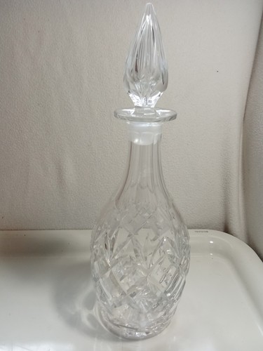 Lead crystal cut glass whisky - lead,