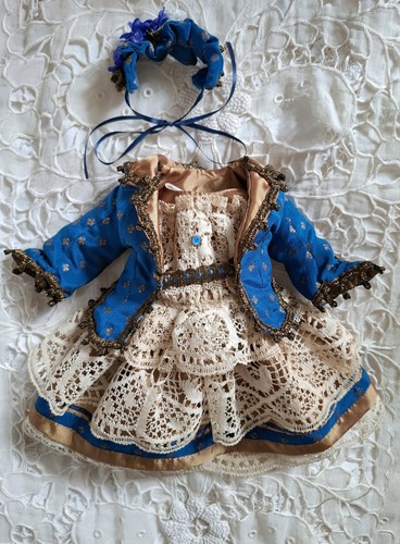 Handmade lace dress bonnet - dress, &