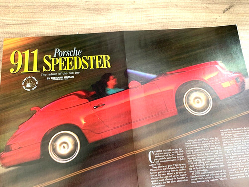 Porsche 911 speedster - porsche,