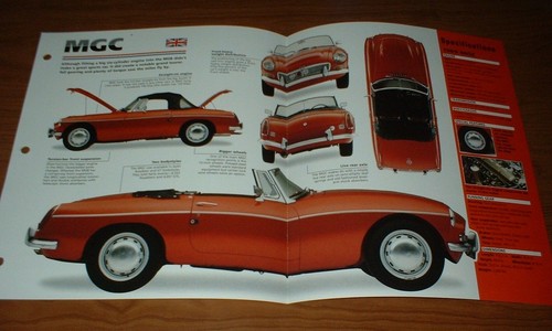 1969 mgc original imp brochure - mgc,