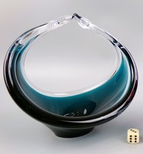 Oy Kumela Glass Dish Freeform