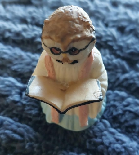 Pottery choir owl - party, glazed