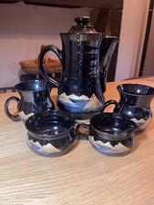 Gilfach crafts - Aberystwyth - Black coffee set