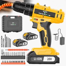 Cordless drill set, including