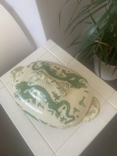 A Royal Daton Serving Dish Large With Green Dragons