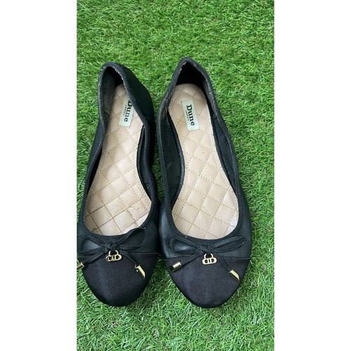 Dune london black leather - black,