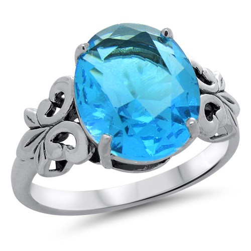 Antique design solitaire - antique, 925