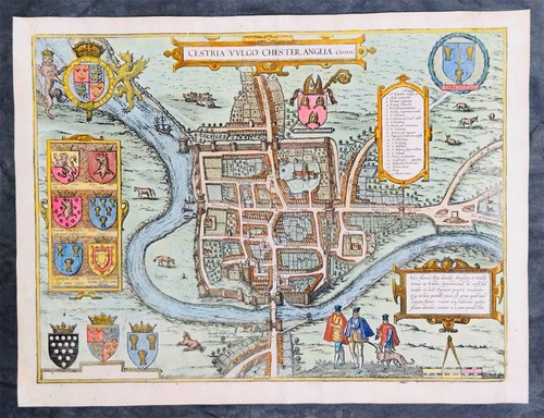1574 braun hogenberg - &, antique