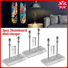 3X Skateboard Deck Display Wall Mount Hanger Rack Longboard Holder Hanging Tool