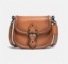 COACH C0749 Beat saddle bag Natural NWT