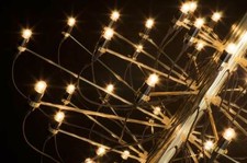Huge Bauhaus Chandelier in