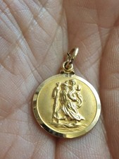 Vintage 9ct St Christopher