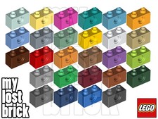 LEGO - Part 3700 - Technic Bricks 1x2 with Hole + NEW + SELECT COLOUR / QUANTITY