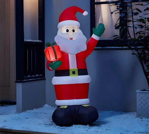 Foot inflatable santa claus - santa,