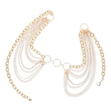  Ladies' Waist Chain Fashion Sparkly Belts for Women Layered Belly