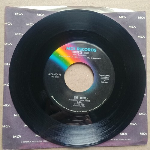 The who squeeze box success - who,
