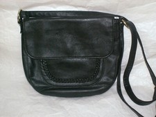 Ladies Small Black Shoulder Handbag By Matalan
