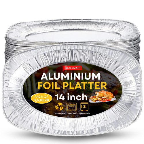 Aluminium serving platters - serving,