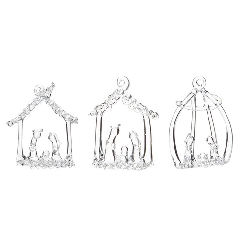 Christmas tree glass - glass, hanging