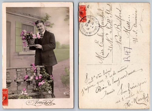 Vintage amitié french - "amitié",