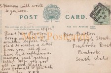 Genealogy Postcard - Barton, 9