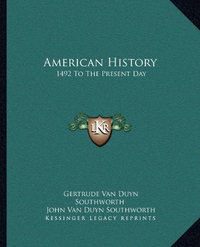 American history 1492 the - history:, to