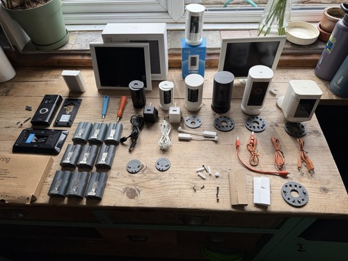 Ring security cameras - ring, lot