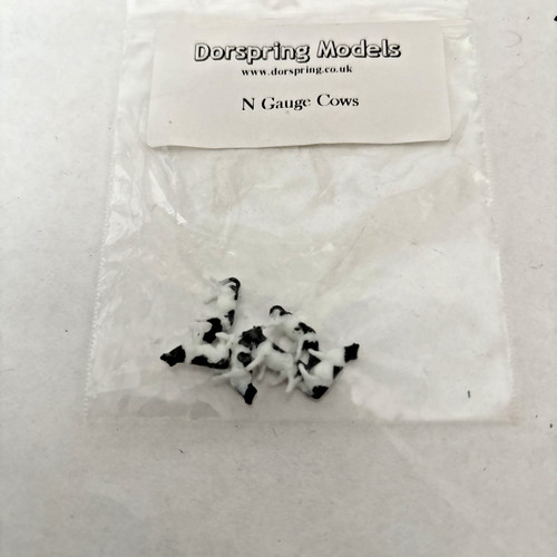 Cows black white gauge - black, (6)