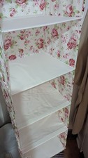 IKEA Rosali Cath Kidston Floral 5 Shelves Hanging Wardrobe Storage Organiser New