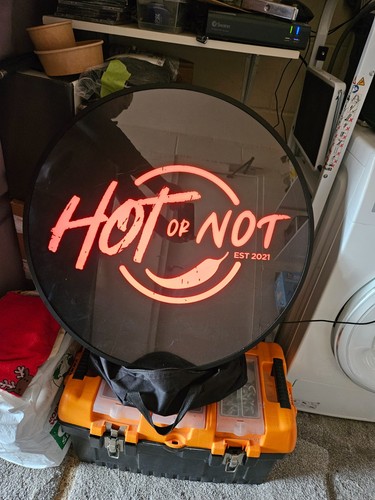60cm round neon sign hot - sign, or