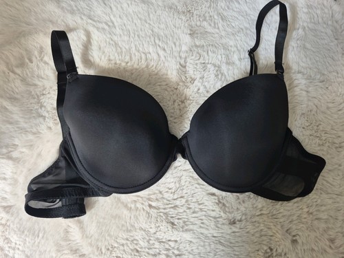 Black shirt bra - black,