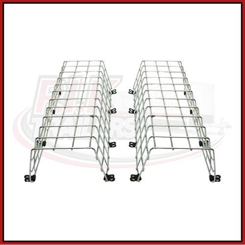 Pair wire mesh lamp - pair, of