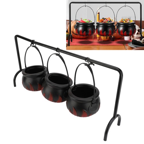 Witches cauldron decor - cauldron, set