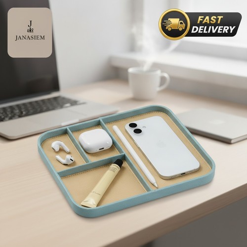 Nordik leather valet tray - ,